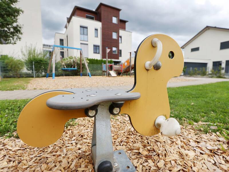 Spielplatz Weizenweg West, Schaukeltier