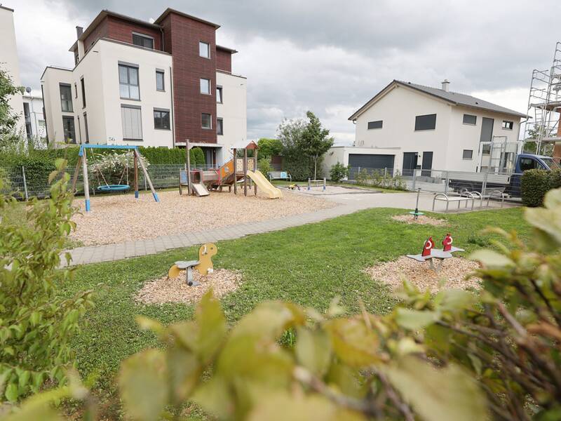 Spielplatz Weizenweg West, Überblick über den gesamten Spielplatz